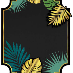 Key West Tropical Luau Summer Party Chalkboard Menu Prop