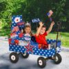 Patriotic Navy & Red Wagon Float Kit