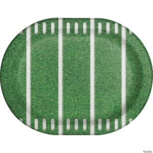 Say Hooray! Game Time Oval Football Dinner Paper Plates, 8 ct.