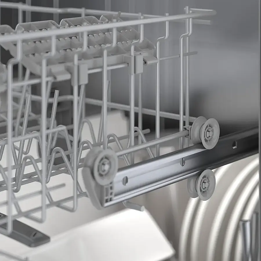 Alternative view of Bosch – 100 Series 24″ Front Control Smart Built-In Hybrid Tub Dishwasher with PureDry, 50 dBA – Stainless Steel