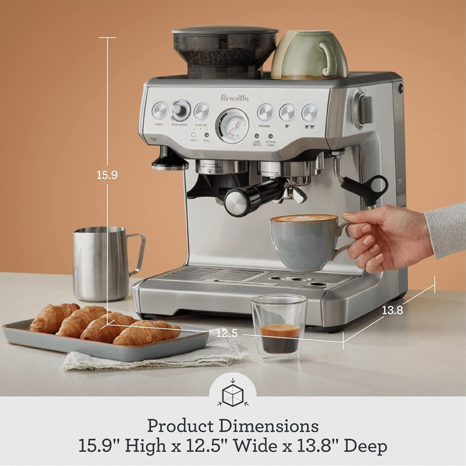 Alternative view of Breville Barista Express Espresso Machine