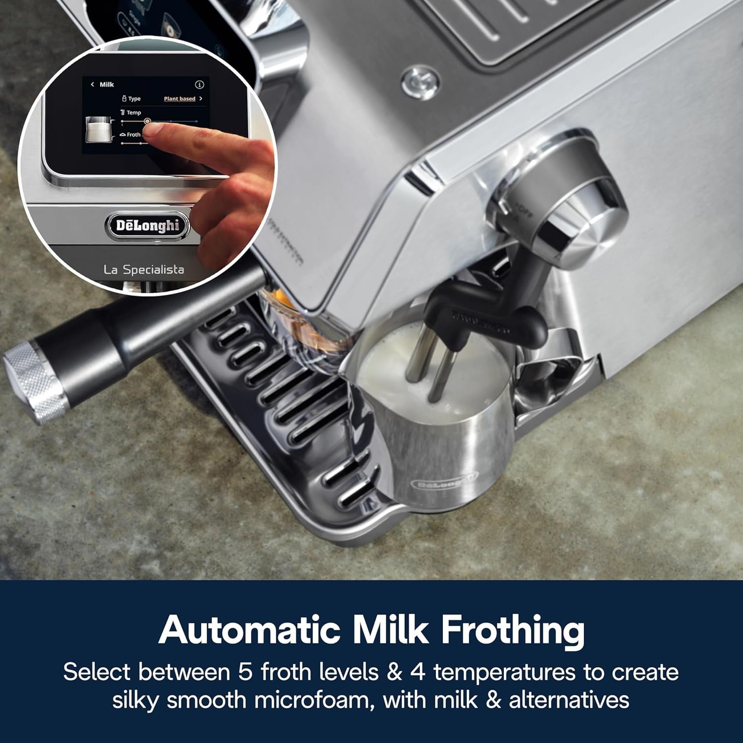 Alternative view of De’Longhi La Specialista Touch Espresso Machine with Cold Brew