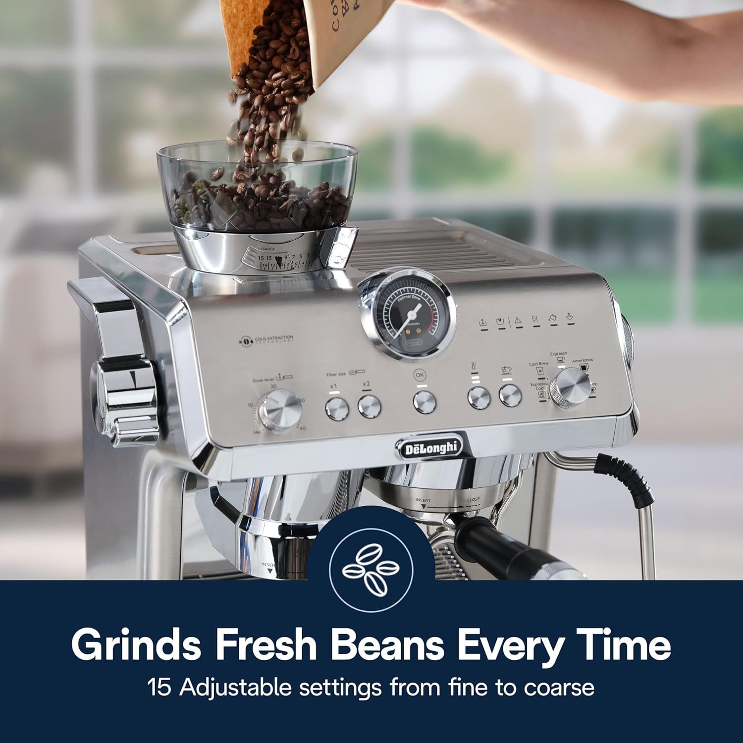 Alternative view of De’Longhi La Specialista Opera Espresso Machine with Cold Brew