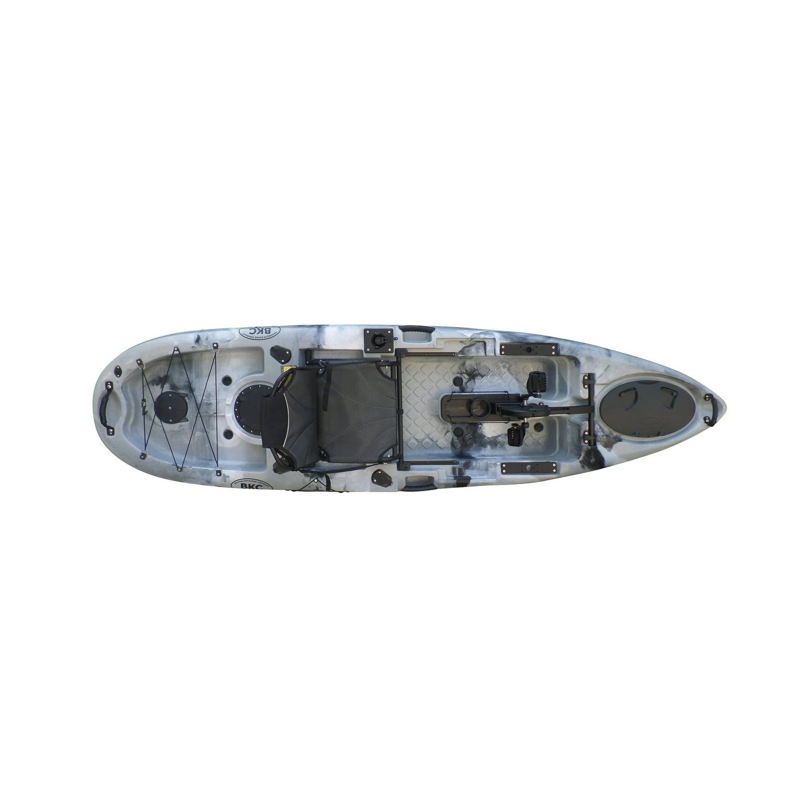 Alternative view of BKC PK11 10.6′ Single Propeller Pedal Drive Fishing Kayak