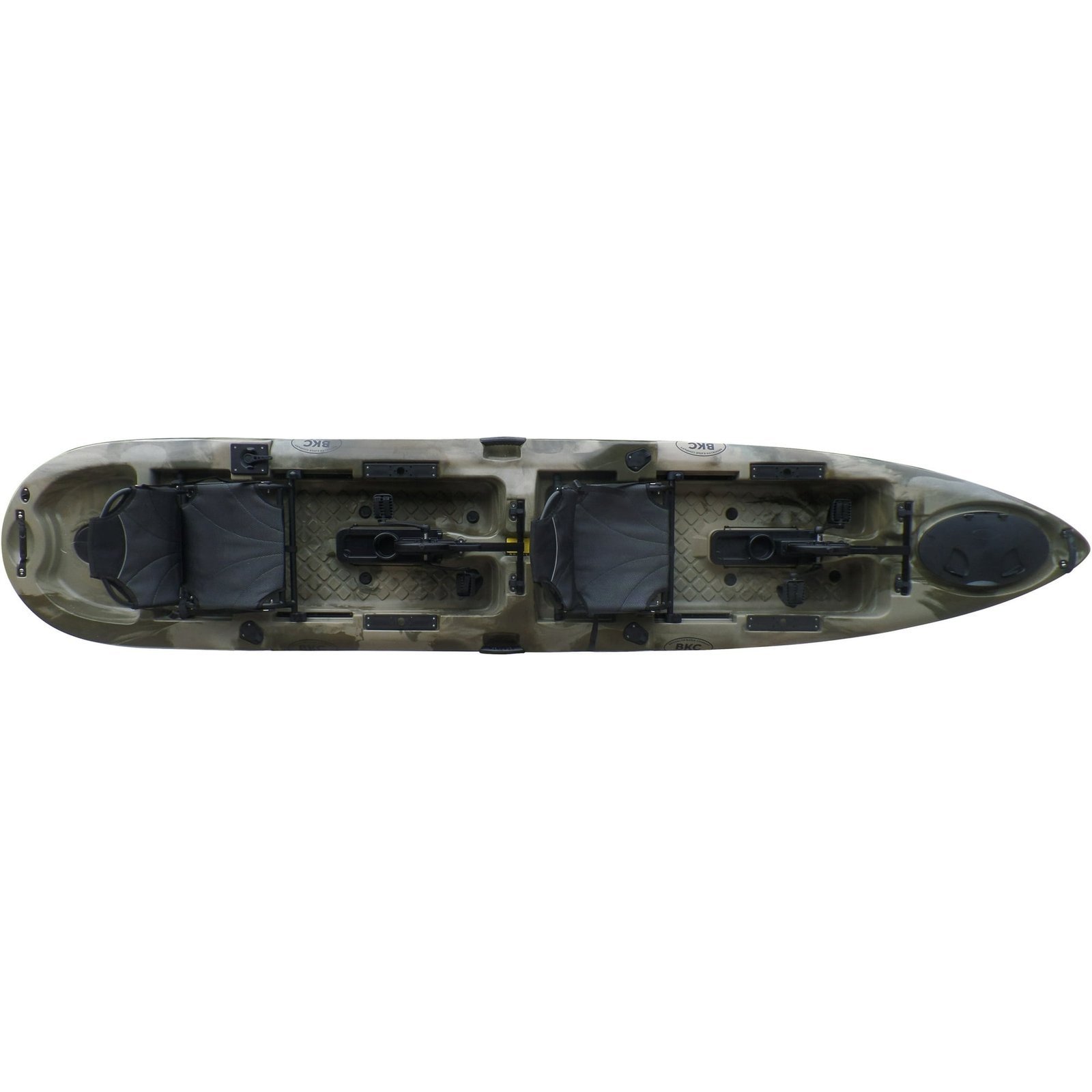 Alternative view of BKC PK14 14′ Tandem Sit-On-Top Pedal Drive Kayak