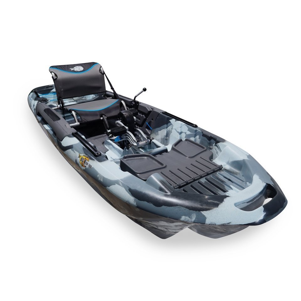 Alternative view of 3 Waters Big Fish 108′ Length Urban Camo Pro Fish Pedal Drive Cathedral Hull