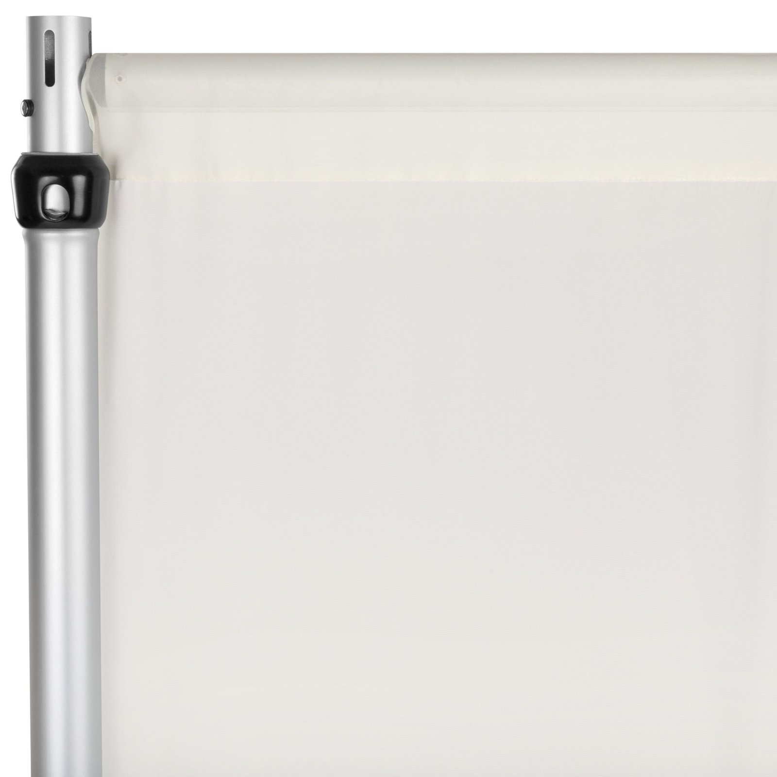 Alternative view of Chiffon Curtain Drape 14ft H x 118" W Panel - Ivory
