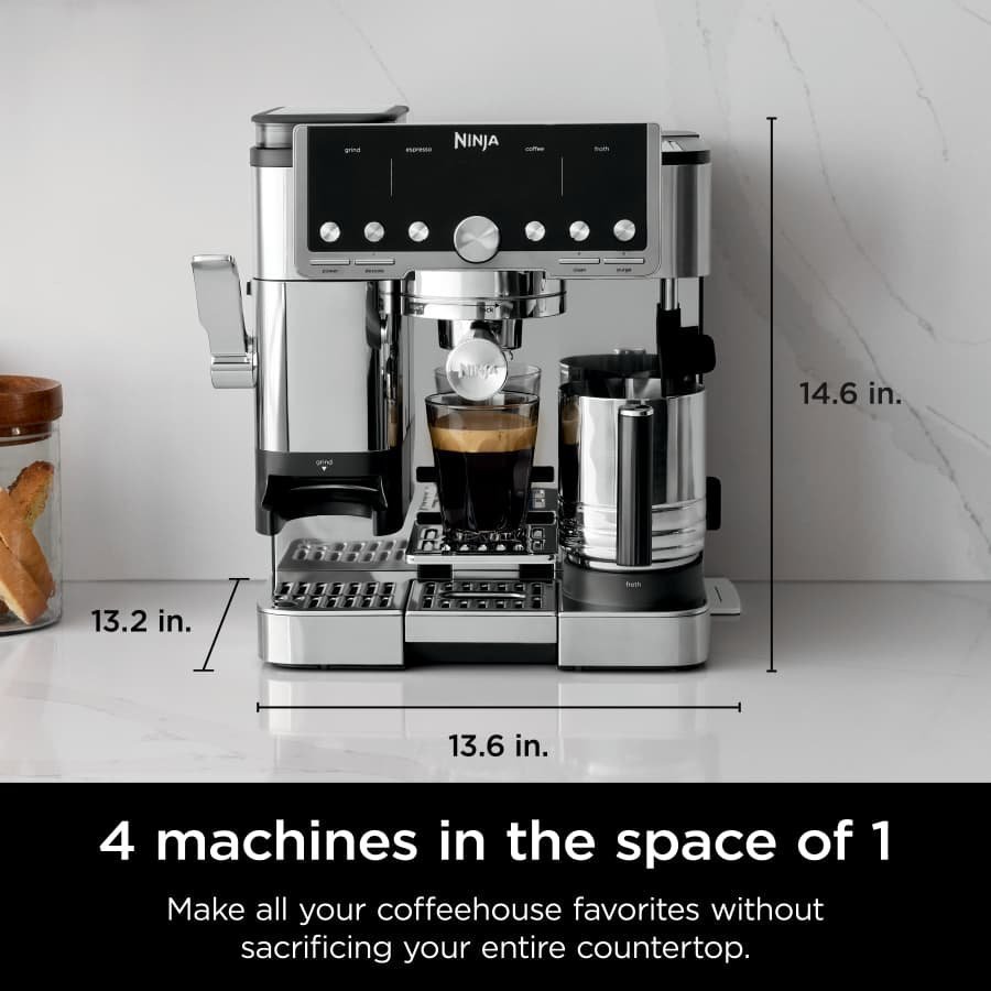 Alternative view of Ninja Luxe™ Café Pro 4 in 1 Espresso Drip Coffee & Cold Brew Maker With Hot Water Dispenser