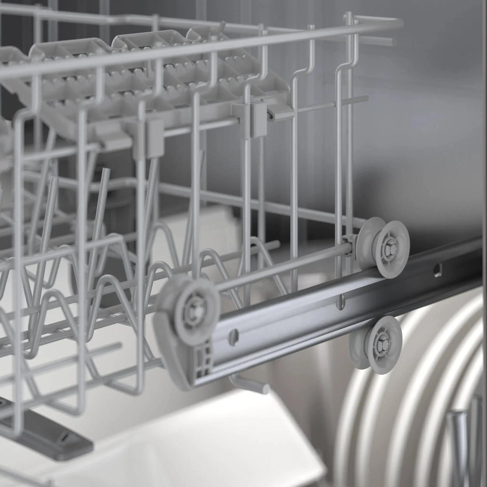 Alternative view of Bosch SHE3AEM5N 100 Series Dishwasher 24″ Stainless Steel